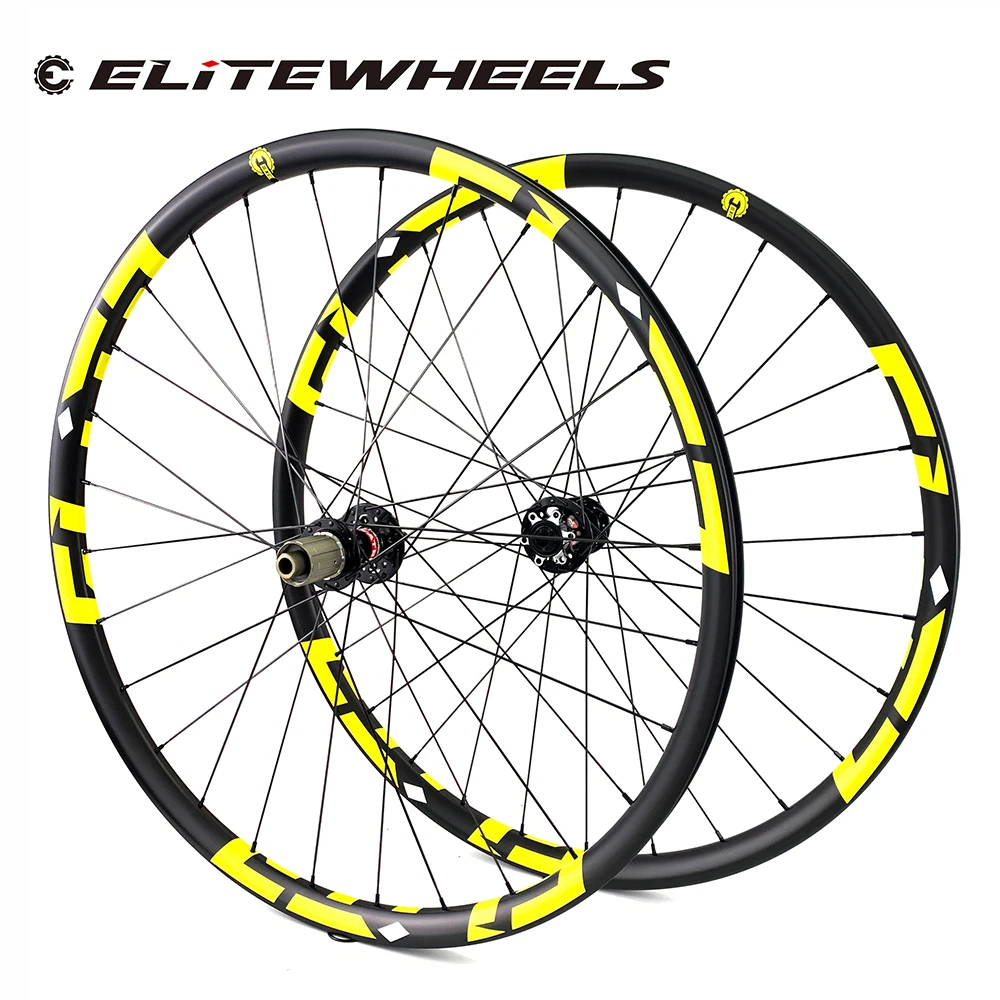 ELITEWHEELS 29er MTB велосипед Flyweight карбоновая колесная установка 28*25 мм XC оправа без