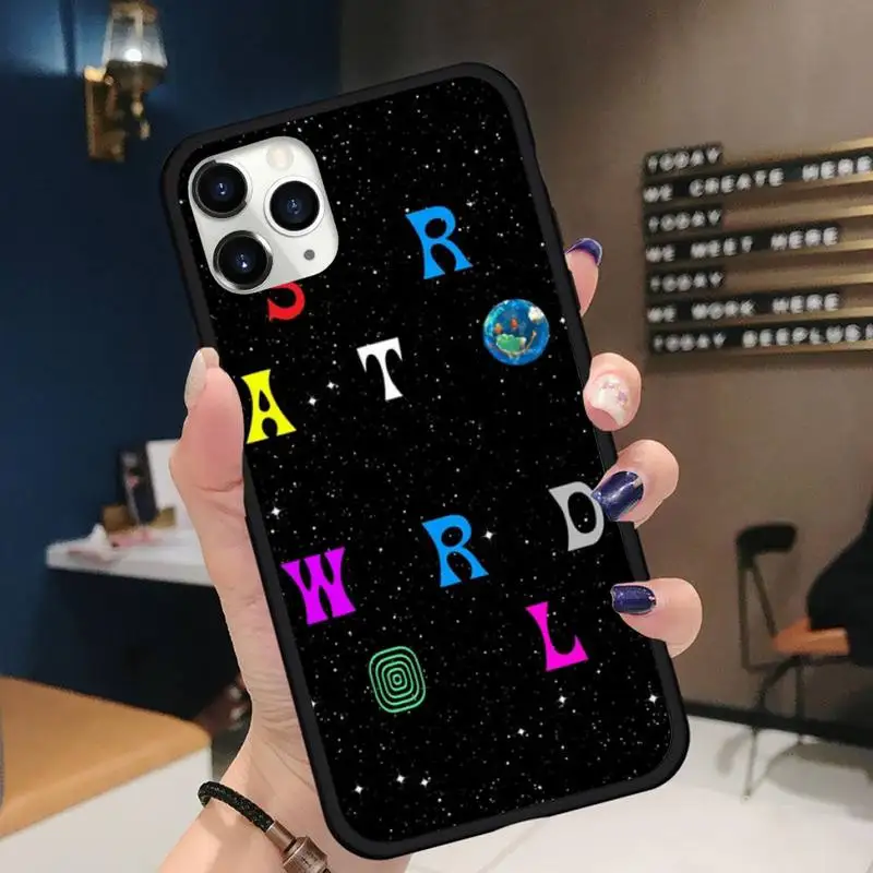

Travis Scott Astroworld Phone Case for iPhone 11 12 pro XS MAX 8 7 6 6S Plus X 5S SE 2020 XR Soft silicone