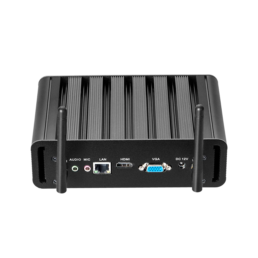 BEBEPC безвентиляторный мини ПК Core i5 7200U i3 7100U Windows 10 компактный настольный в формате