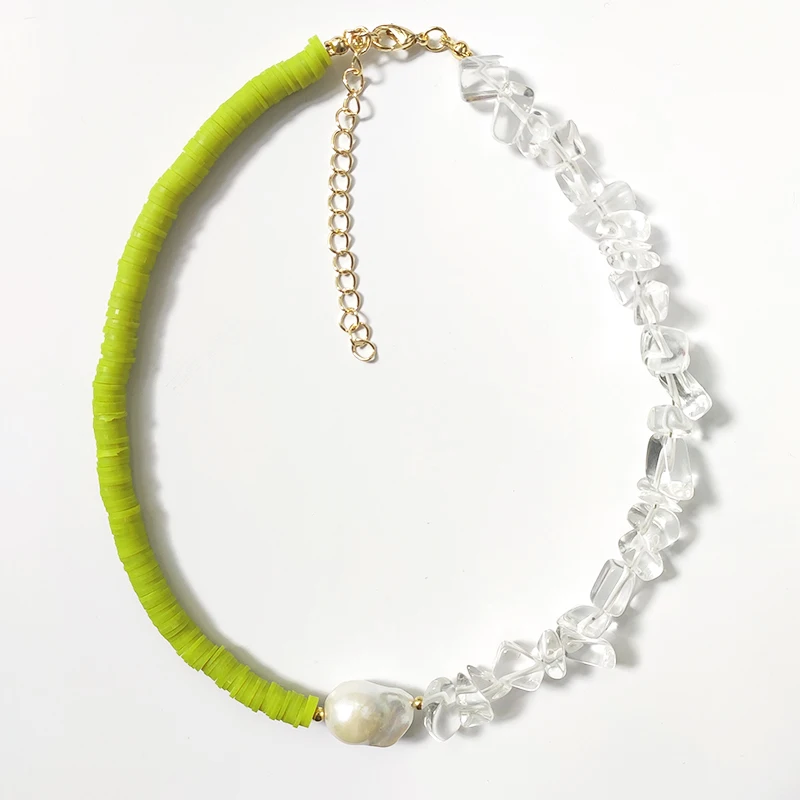 Модное простроченное платье с Комбинируйте стиль ожерелье Ювелирные наборы