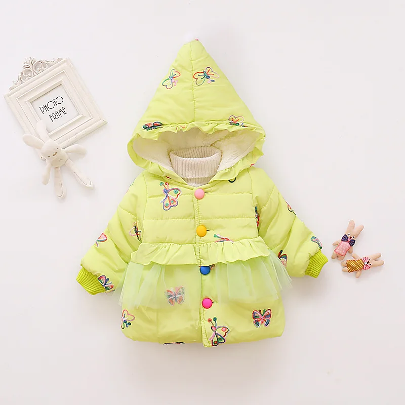 Коллекция 2021 года одежда для маленьких девочек зимнее теплое пальто детская