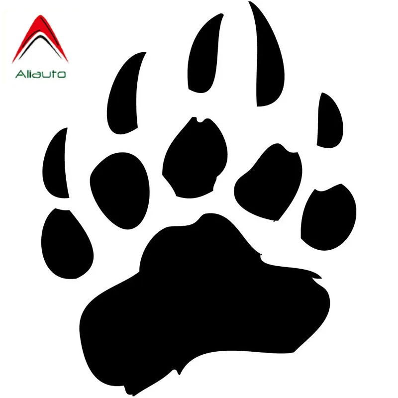 Классические забавные автомобильные наклейки Aliauto в виде медвежьей лапы