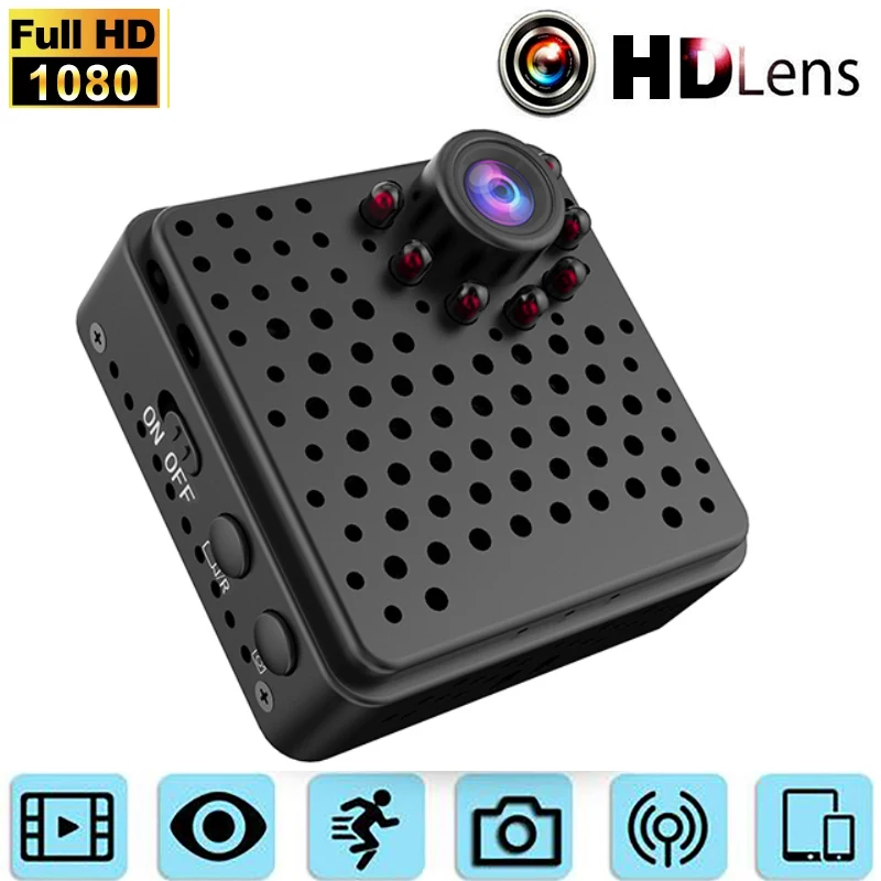 

Камера видеонаблюдения HD с Wi-Fi и функцией ночного видения, 1080P
