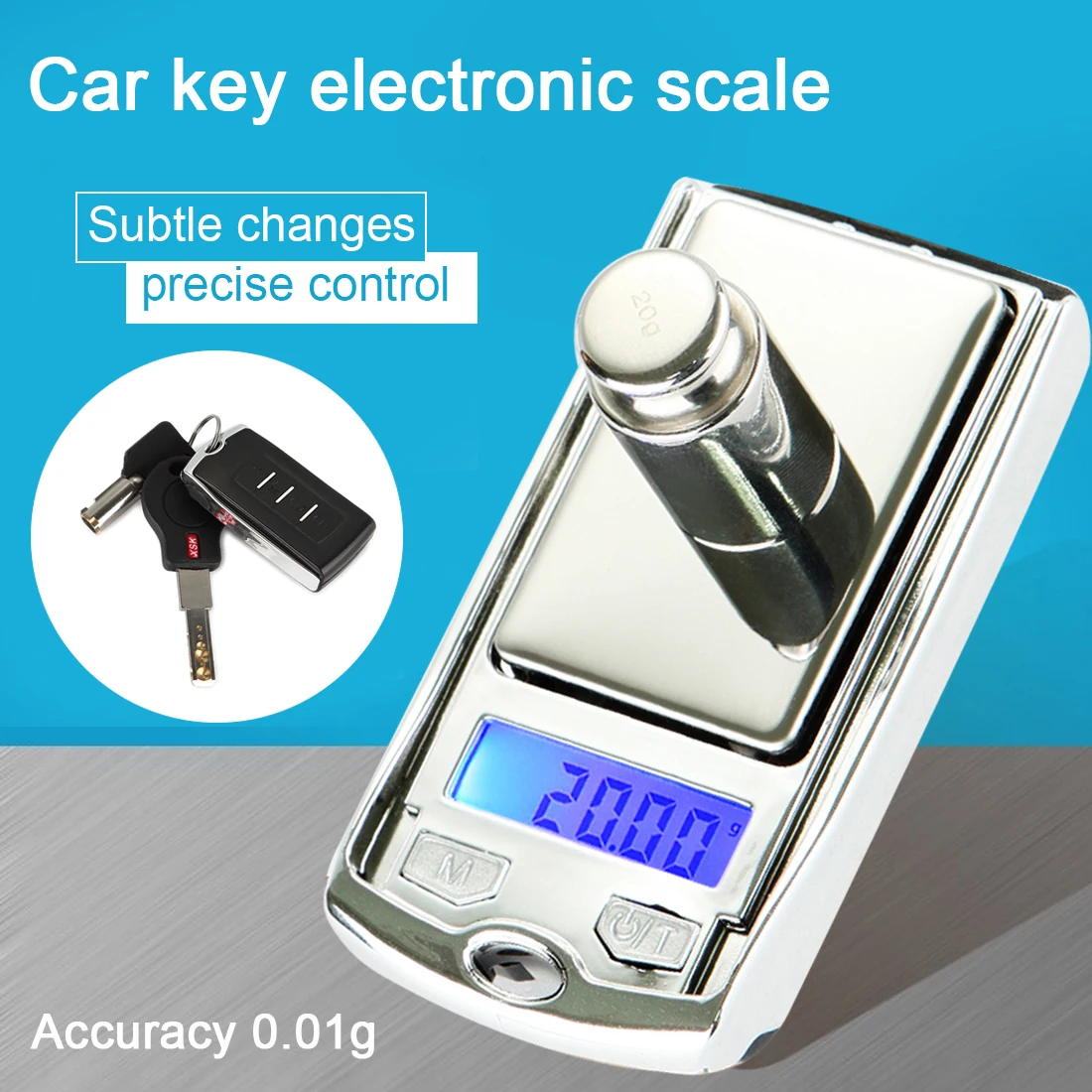 

LCD Electronic Digital Pocket Scale Jewelry Gold Weighting Scale Gram Balance Weight Scales As Car Key 100g*0.01g