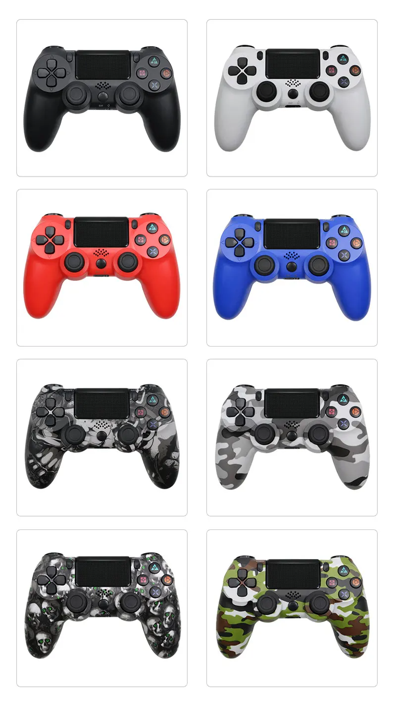 Bluetooth беспроводной/проводной контроллер для sony PS4 Геймпад Джойстик геймпады для PS3 консоли для Win 7/8/X