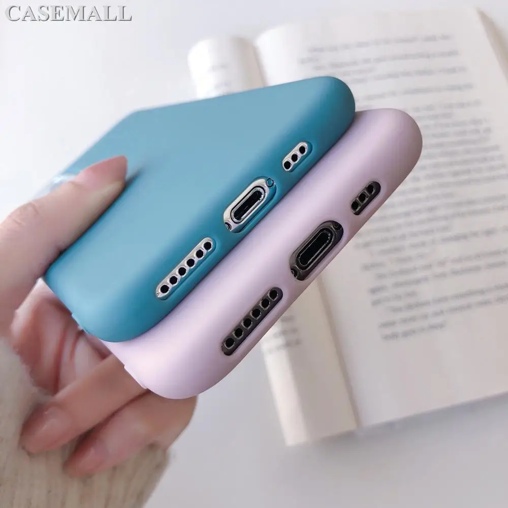 Мягкий силиконовый из ТПУ чехлы для iPhone 11 Pro Max противоударный разных цветов