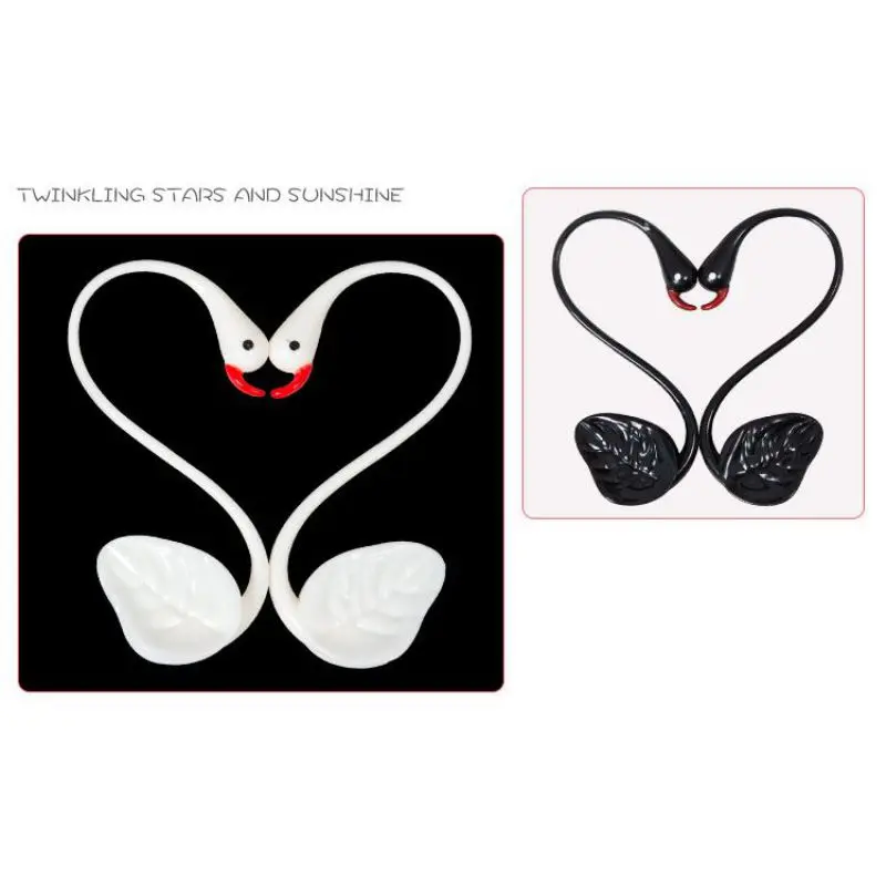 В форме сердца лебедя Топпер для торта С Днем Рождения Бантинг Баннер милый