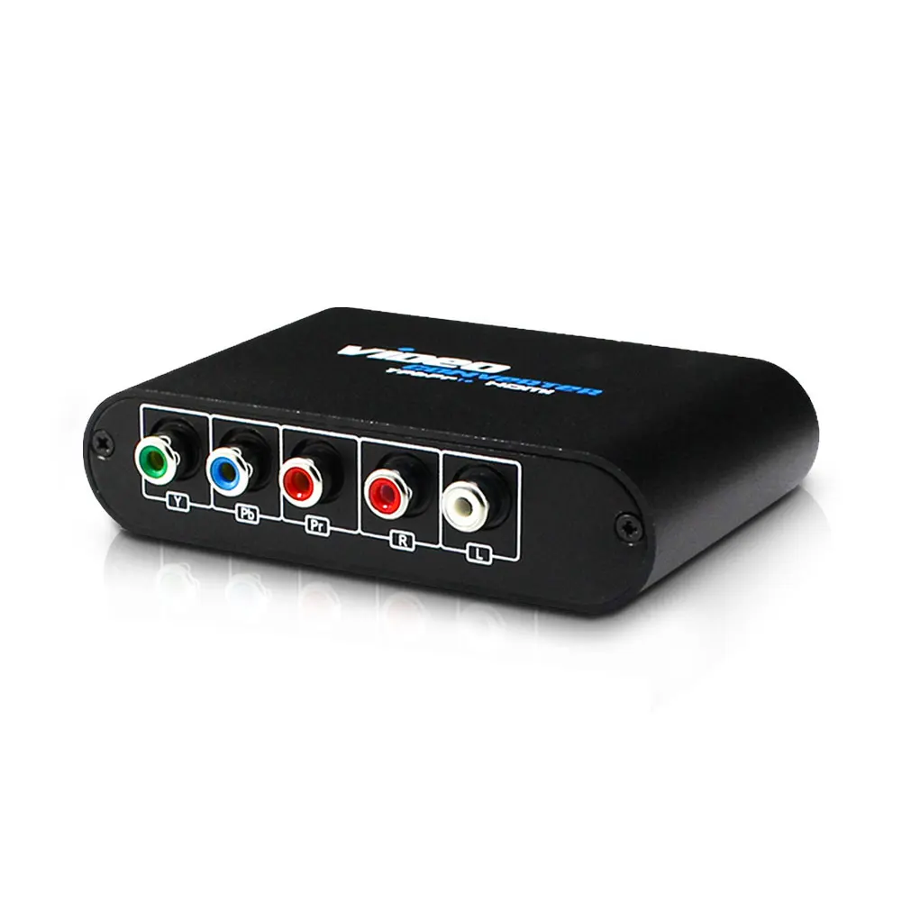 5 RCA Ypbpr компонентов для HDMI совместимого HDTV Видео аудио конвертера адаптер 1080P HD в