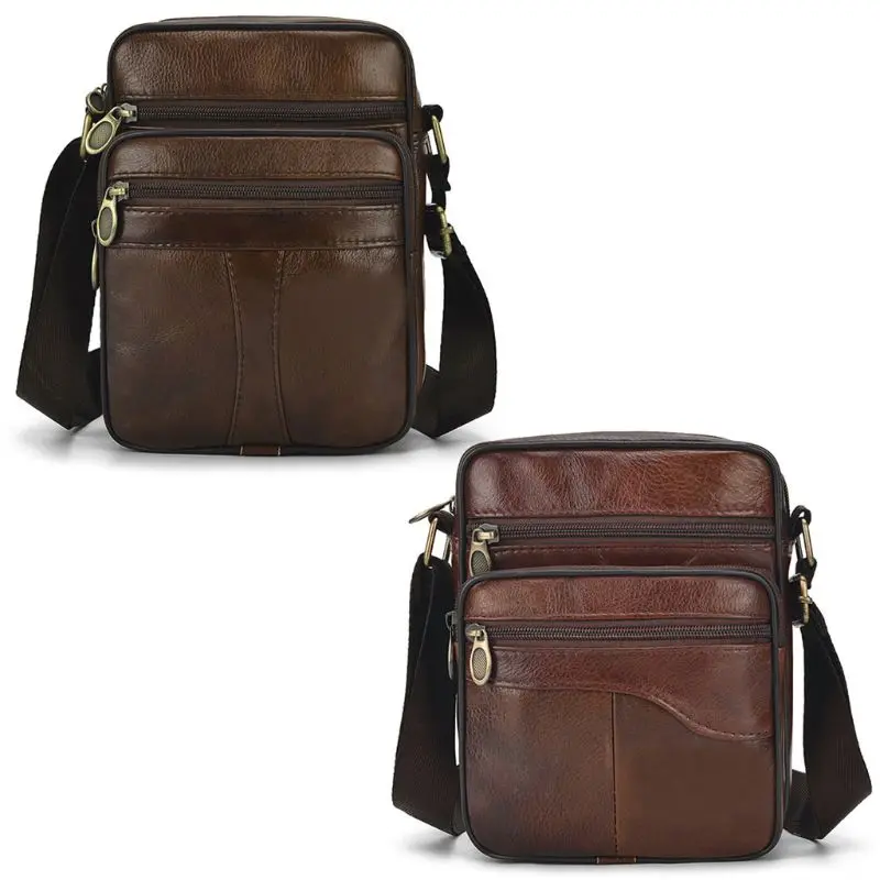 

Мужские Кожаные Деловые сумки-мессенджеры через плечо, портфель, сумка-тоут 50LD
