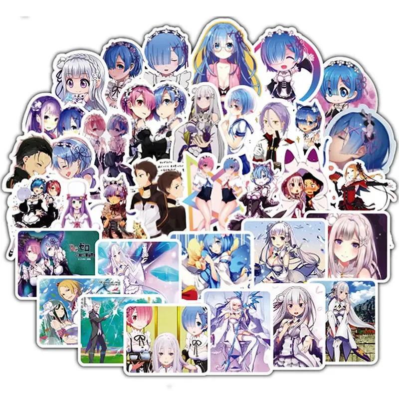 Милые водонепроницаемые Японские Аниме наклейки для девочек скейтборд чемодан