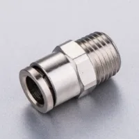 tube 1/2-1/2" BSPP thread with O-ring pneumatic brass male straight copper connector tube fittings