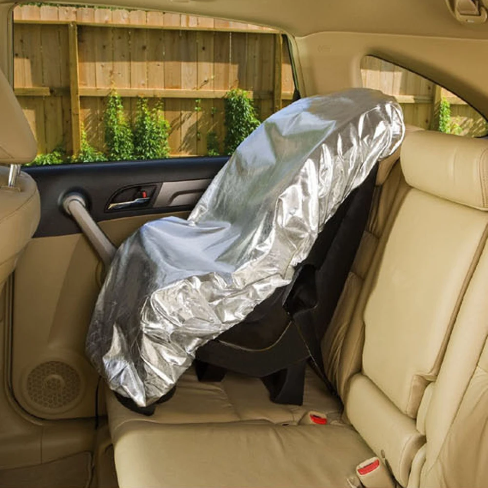 

80x70cm Car Baby Seat Sun Shade Protector For Children Kids Aluminium Film Sunshade UV Protector Dust Insulation Cover