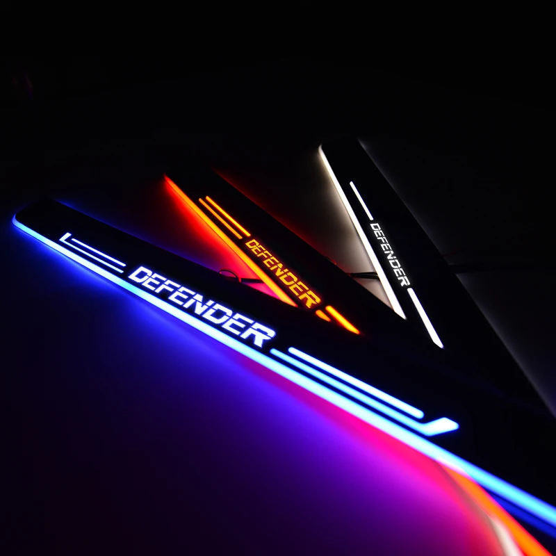 Светодиодный порог для защитной платформы Land Rover шасси L316 1990 2016 накладка на дверь