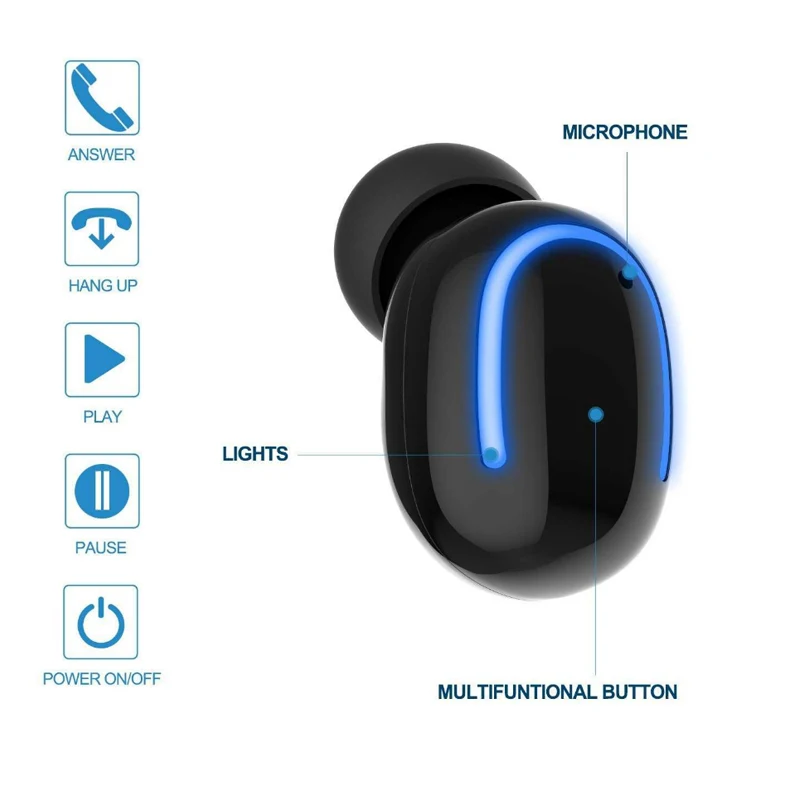 Лидер продаж Q13S мини наушники с одним ухом беспроводные Спортивная гарнитура