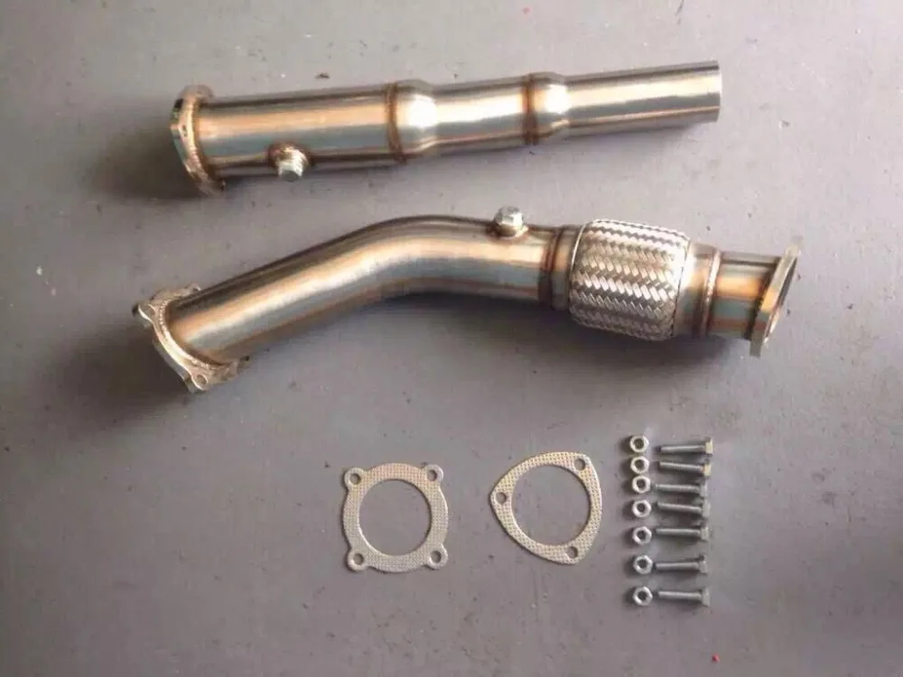3 дюймовый catless turbo donwpipe для vw mk4 Гольф 1 8 t| |