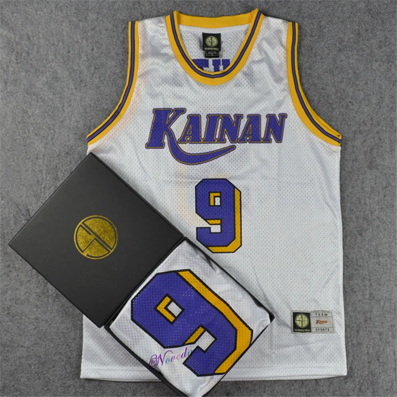 Фото Slamdunk Slam Anime Kainan Point Guard #4 SHINICHI MAKI Косплей гость баскетбольная майка Топы Рубашки спортивная униформа команды №2