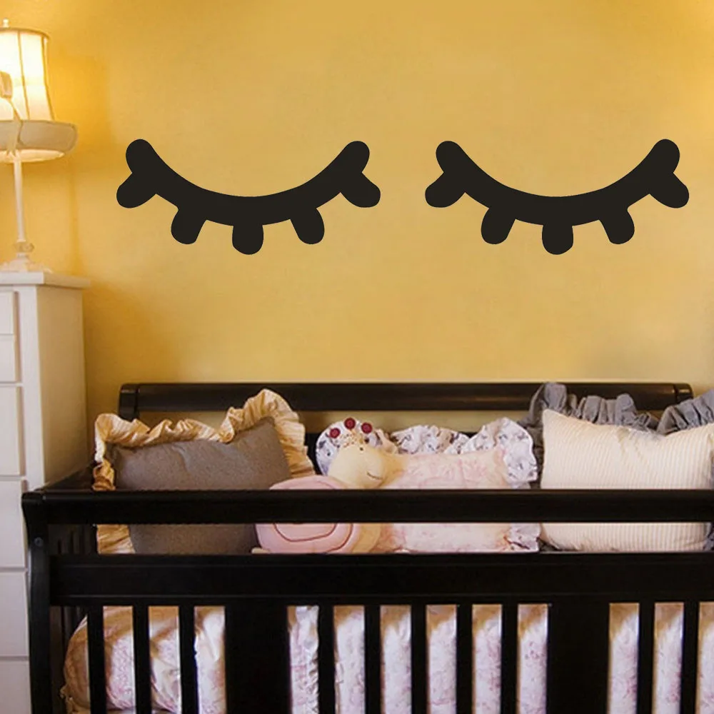 Фото Домашний декор для ресниц наклейка на стену Виниловая спальни художественная