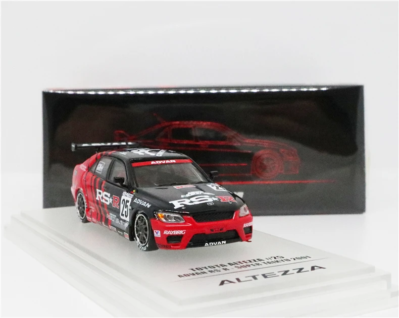 1:64 INNO64 Toyota ALTEZZA#25 Advan RS'R Super Taikyu 2001 Diecast Model Car
