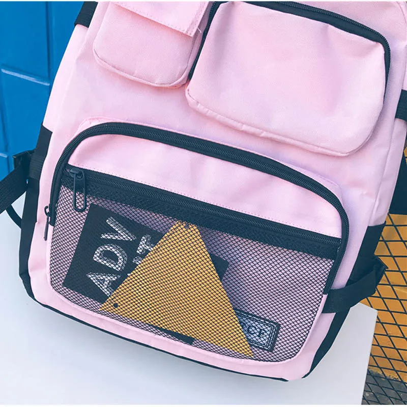 Женский рюкзак унисекс модная школьная сумка для девочек подростков