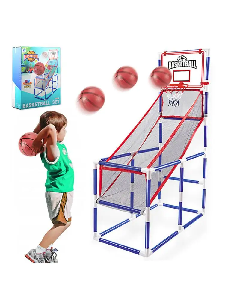 

Kids Arcade Basketball Game Set Rebounds Nets Child Sports Game Set For Outdoor Large Mobile Basketball Hoop Toy Boy Athletic