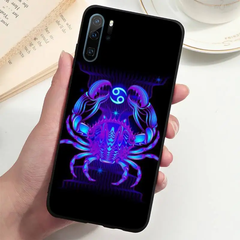 

Zodiac Sign Phone Cases For Huawei P20 P30 P40 lite Pro P Smart 2019 Mate 10 20 Lite Pro Nova 5t