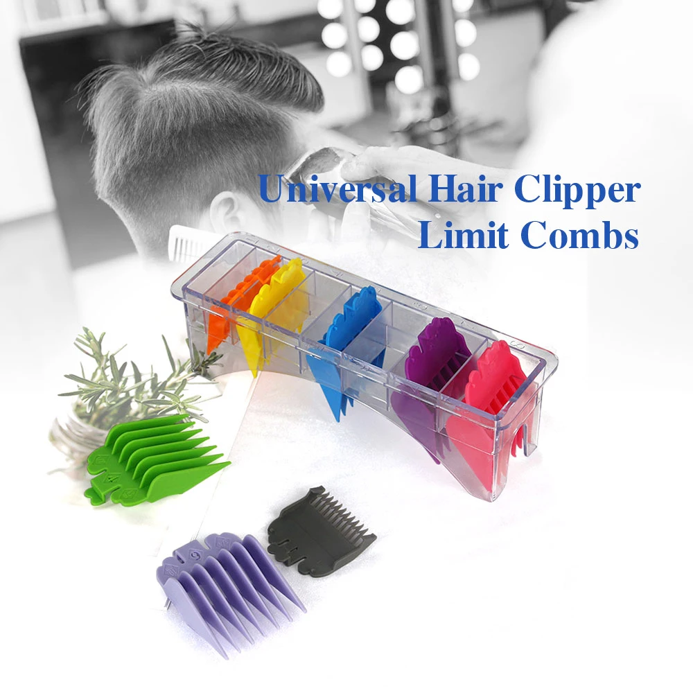 Парикмахерская электрическая расческа 8 шт./компл. набор направляющих для
