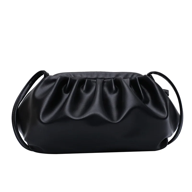 Однотонные элегантные сумки через плечо для женщин 2020 маленький клатч женские