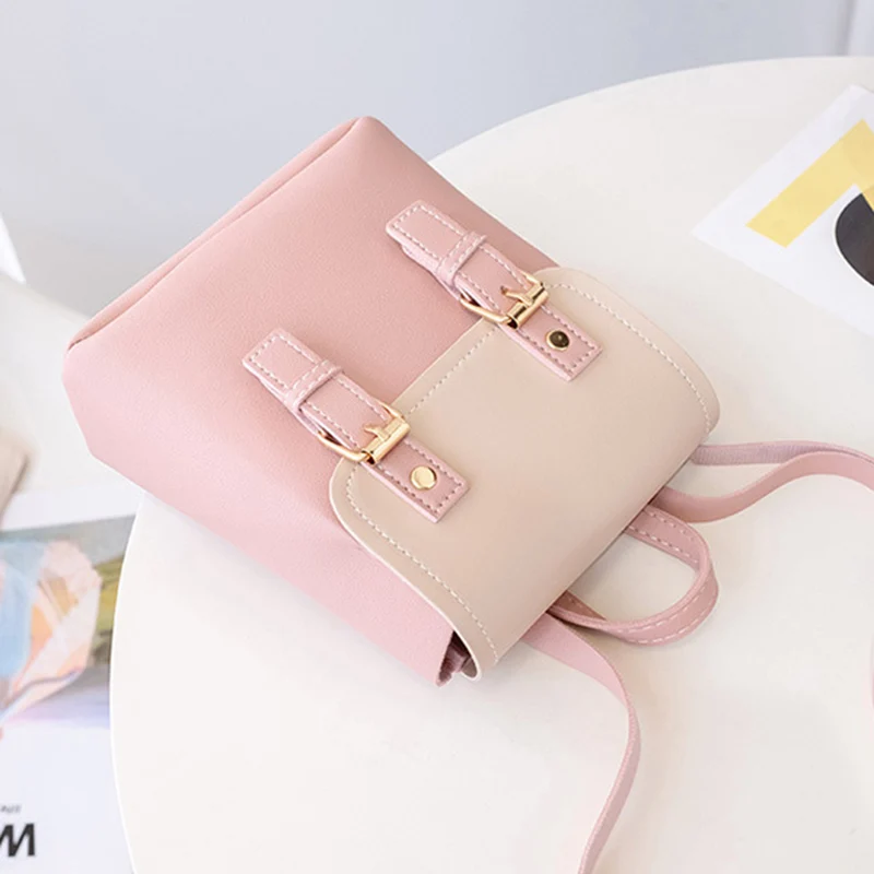 

Женский маленький цветной рюкзак с защитой от столкновений, Студенческая Повседневная сумка в стиле ретро SER88