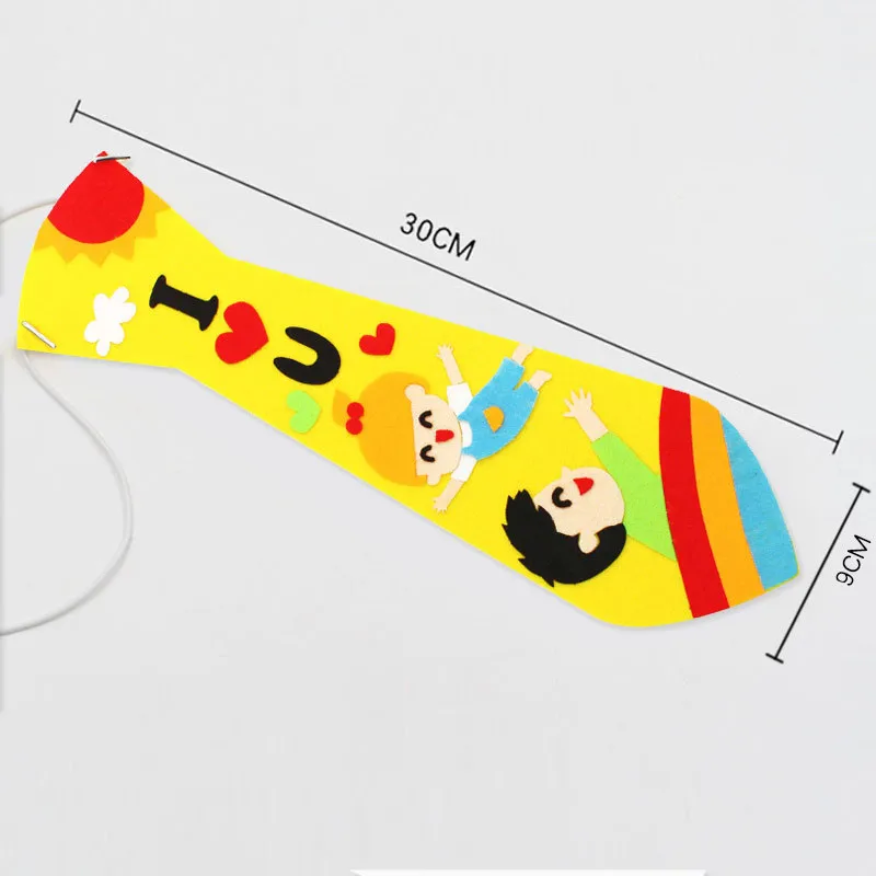 

Father's Day DIY Tie Craft Toys Creative Children Father's Day Manual DIY Tie Making Kits Material Education Learning Toys