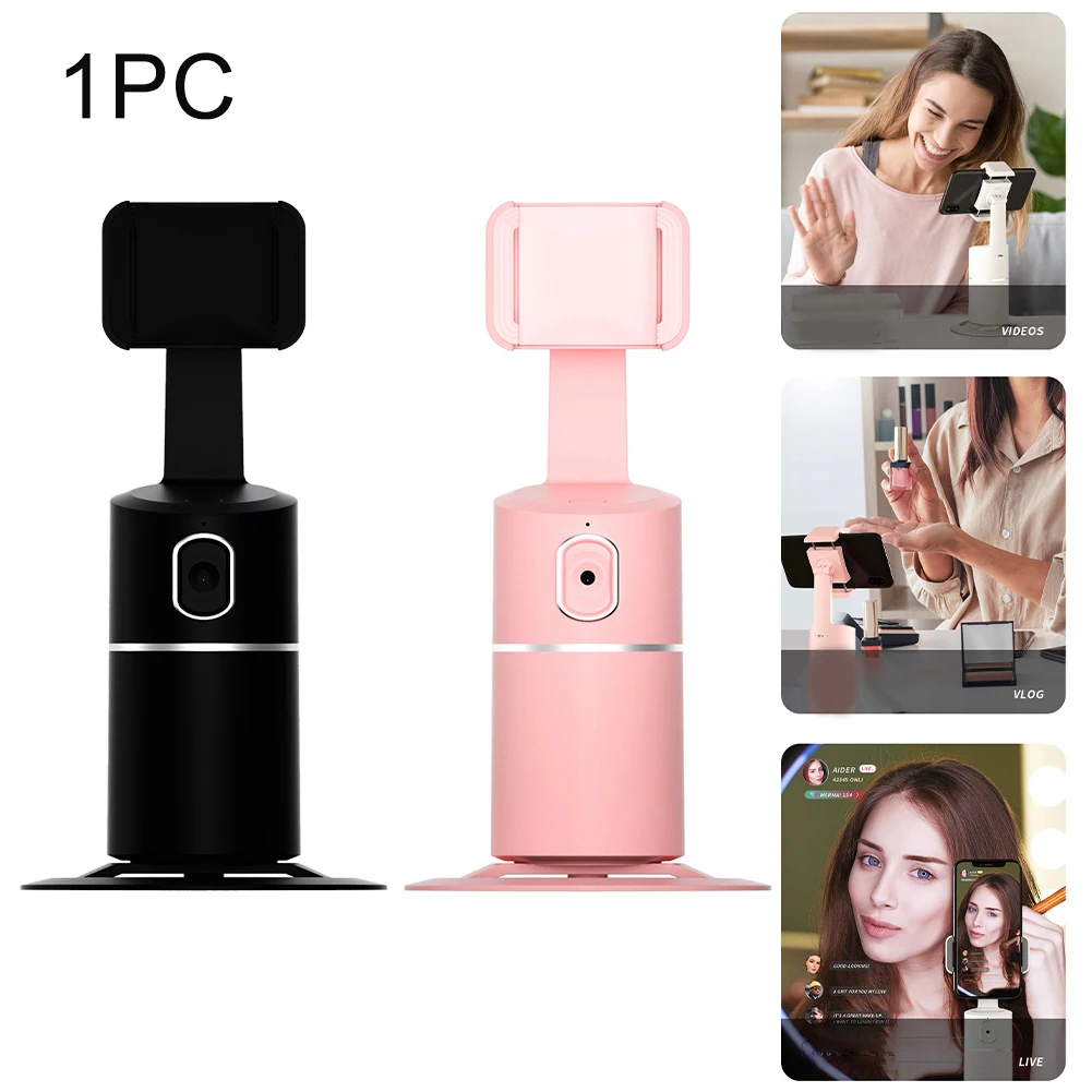 

Вращающийся на 360 градусов держатель телефона с автоматическим отслеживанием лица, шарнирный стабилизатор, умный держатель для съемки, под...