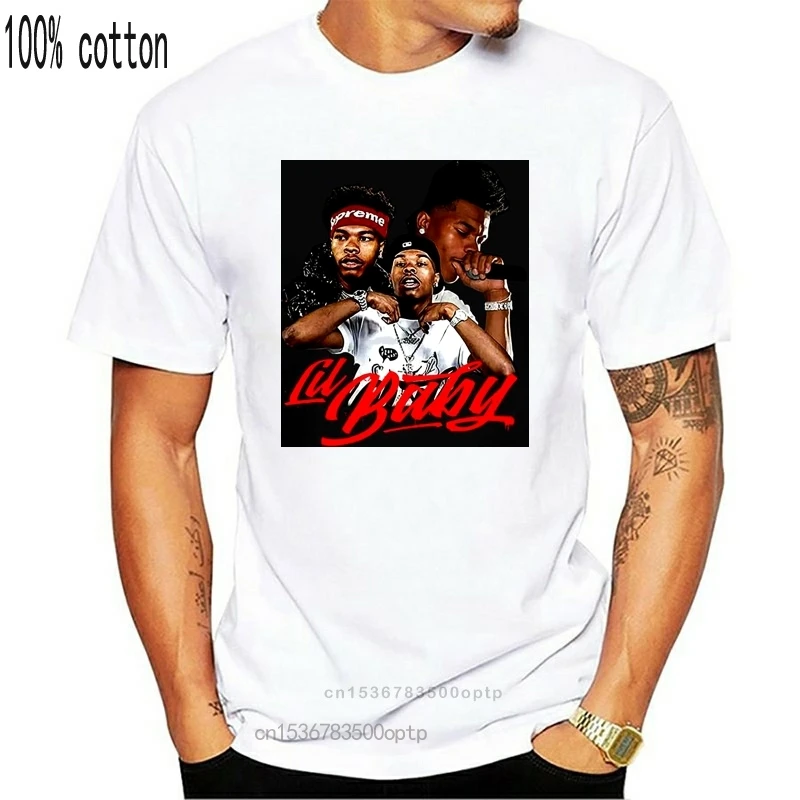 

Новая Черная футболка LIL BABY в стиле хип-хоп рэп