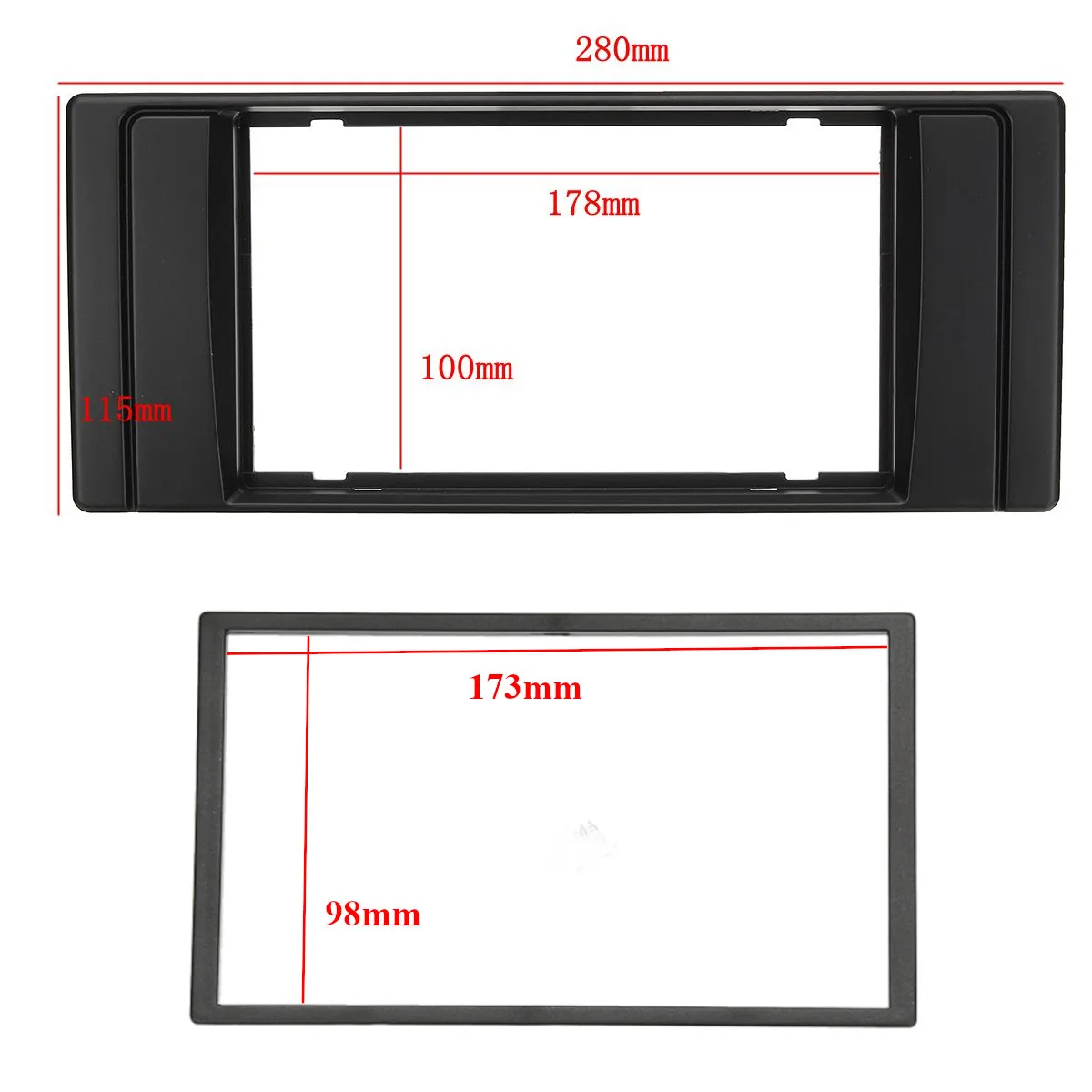 Автомобильная стереомагнитола 2 Din адаптер крепления для приборной панели BMW 5