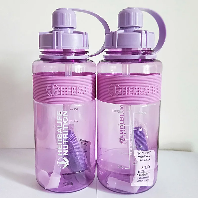 Новое поступление 1000 мл 1 л Herbalife Nutrition розовая черная зеленая Спортивная бутылка