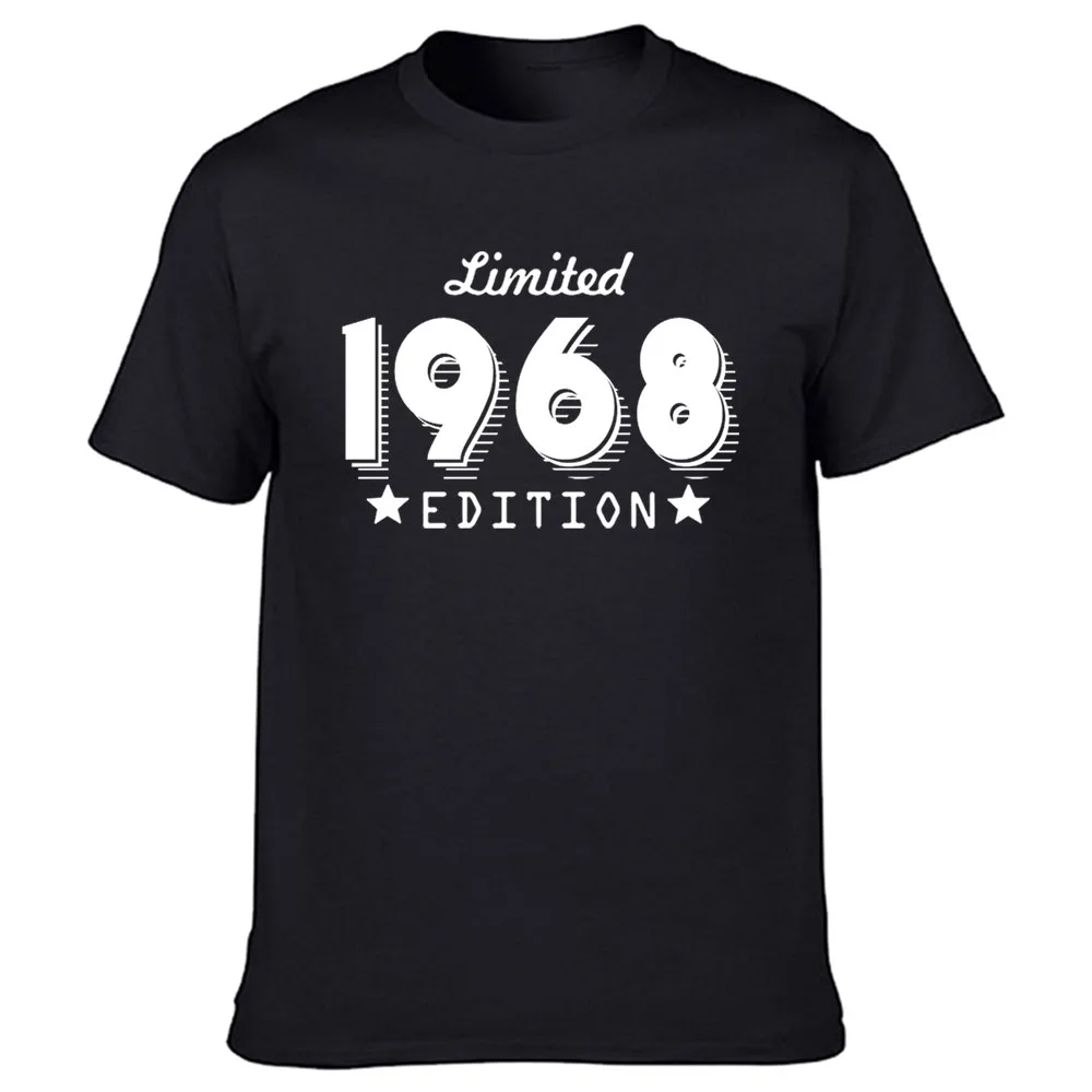 

Vintage Limited Edition 1968 T-Shirt Funny 60th Birthday Anniversary Gift Graphic Cotton Short Sleeve O-Neck Harajuku T Shirts