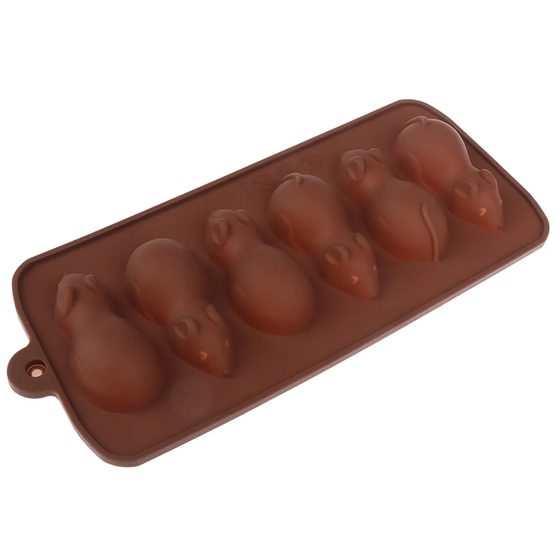 1 шт. Милая 3D мышь форма силиконовая для выпечки сахарный Шоколадный Торт Мыло