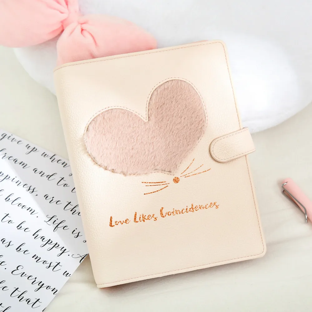 Lovedoki 2020 2021 милые кожаные блокноты и журнал A5 Органайзер женский дневник школьная