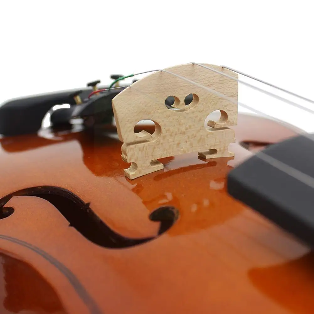 Деревянная скрипка натуральное акустическое дерево ель пламя клен наборы