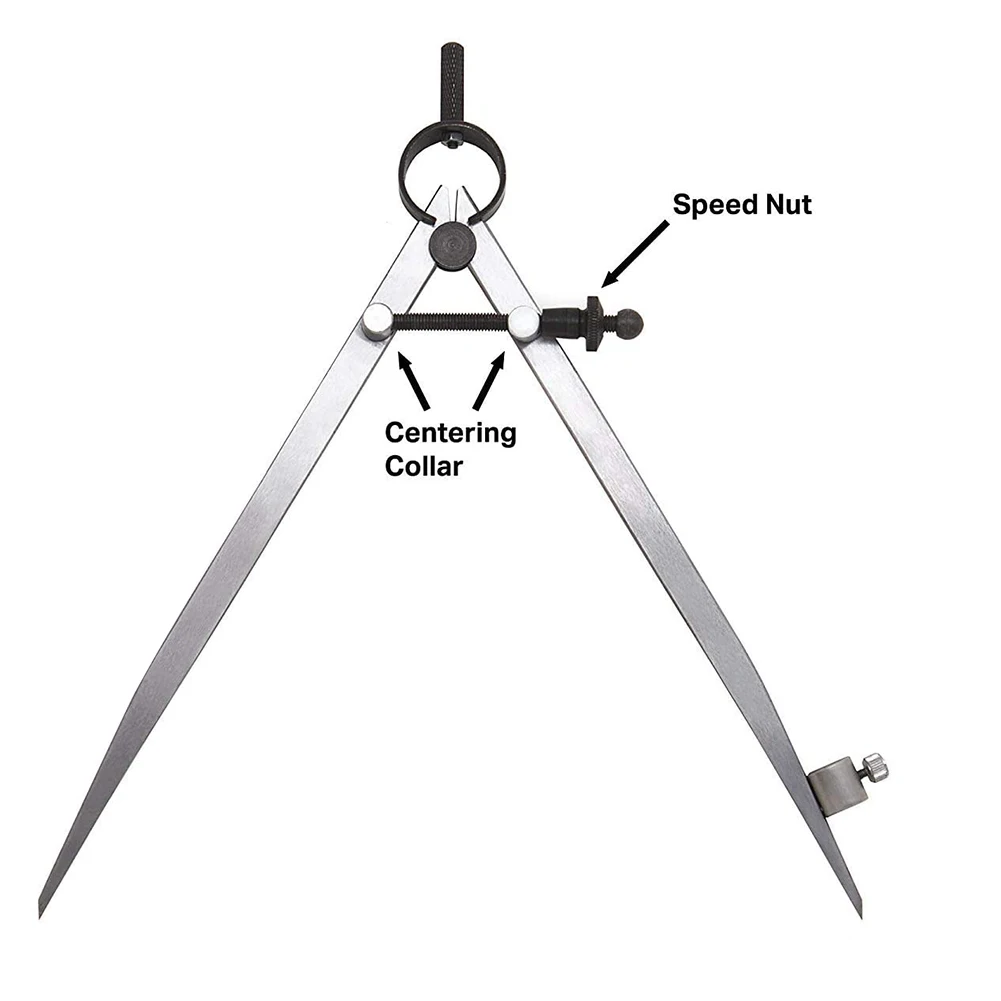 

Woodworking Compass Pencil Compass Wing Divider 300mm With Pencil Holder Adjustable Drawing Scriber Wing Divider Leather Craft