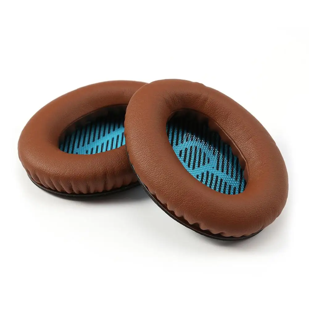 2Pcs Soft Memory Foam Replacement L/R Leather Ear Pads Cushion For Bose Quietcomfort 2 QC2 QC25 QC15 AE2 Headphones | Электроника