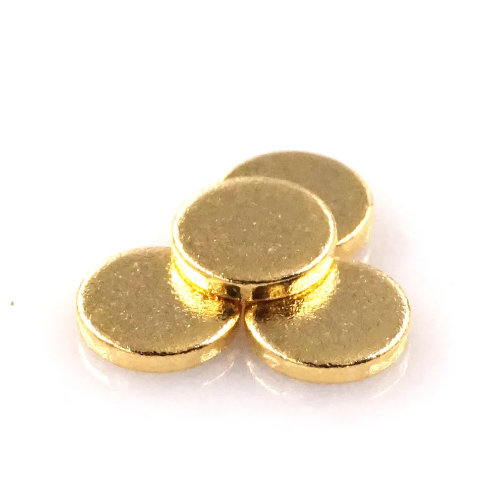 100 шт. круглые контактные накладки с плоской поверхностью диаметр 5 0 мм высота 1