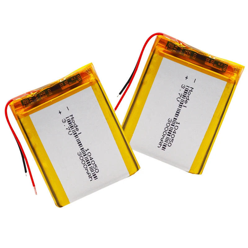 Аккумуляторная батарея 2/4 Li ion Polymer Po 3 7 В 3000 мА · ч 1/104050 шт. батареи для солнечной
