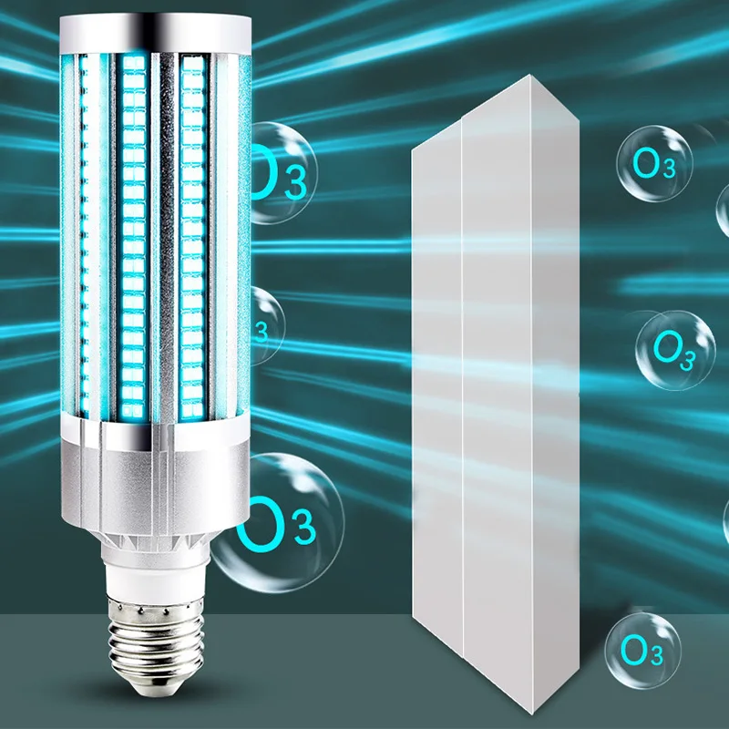 

New 60W UV Germicidal Sterilizer Lamp E27 LED UV Light Bulbs for Home Bedroom DOM668