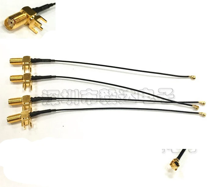 IPEX/U. FL/IPX к SMA Гнездовой разъем RF удлинитель коаксиальный Пигтейл кабель печатного монтажа адаптер