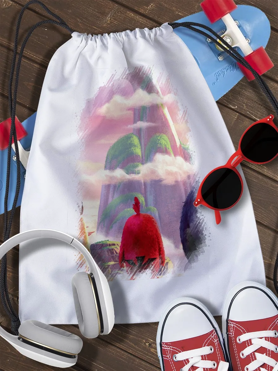 Мешок для сменной обуви Angry Birds (Angry злые птички игры на телефон arcade птицы) - 20206 | Дом