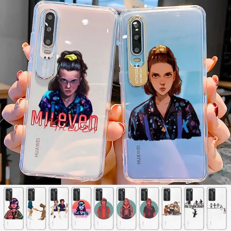 

FHNBLJ Stranger Things Phone Case For Huawei P 20 30 40 pro lite Psmart2019 Honor 8 10 20 Y5 6 2019 Nova3E