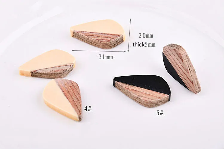 Аксессуары для DIY аксессуары серег в стиле ретро двухцветные серьги из дерева и