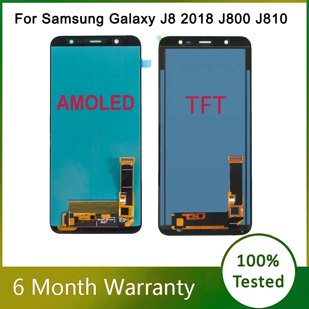 Супер Amoled-экран для Samsung Galaxy J8 2018 J810 J810F J810Y OEM ЖК-дисплей с сенсорным дигитайзером в