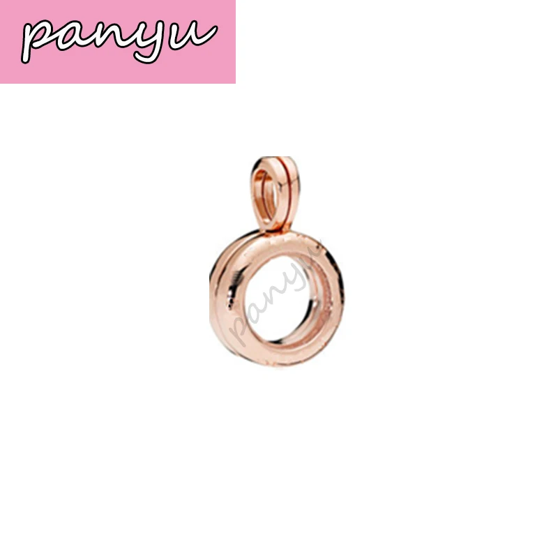 Pandoras Подвески Серебро 925 розовое золото в форме сердца ювелирные изделия для Pandoras браслет и браслет бусины Подвески Украшения - Цвет: Розовый