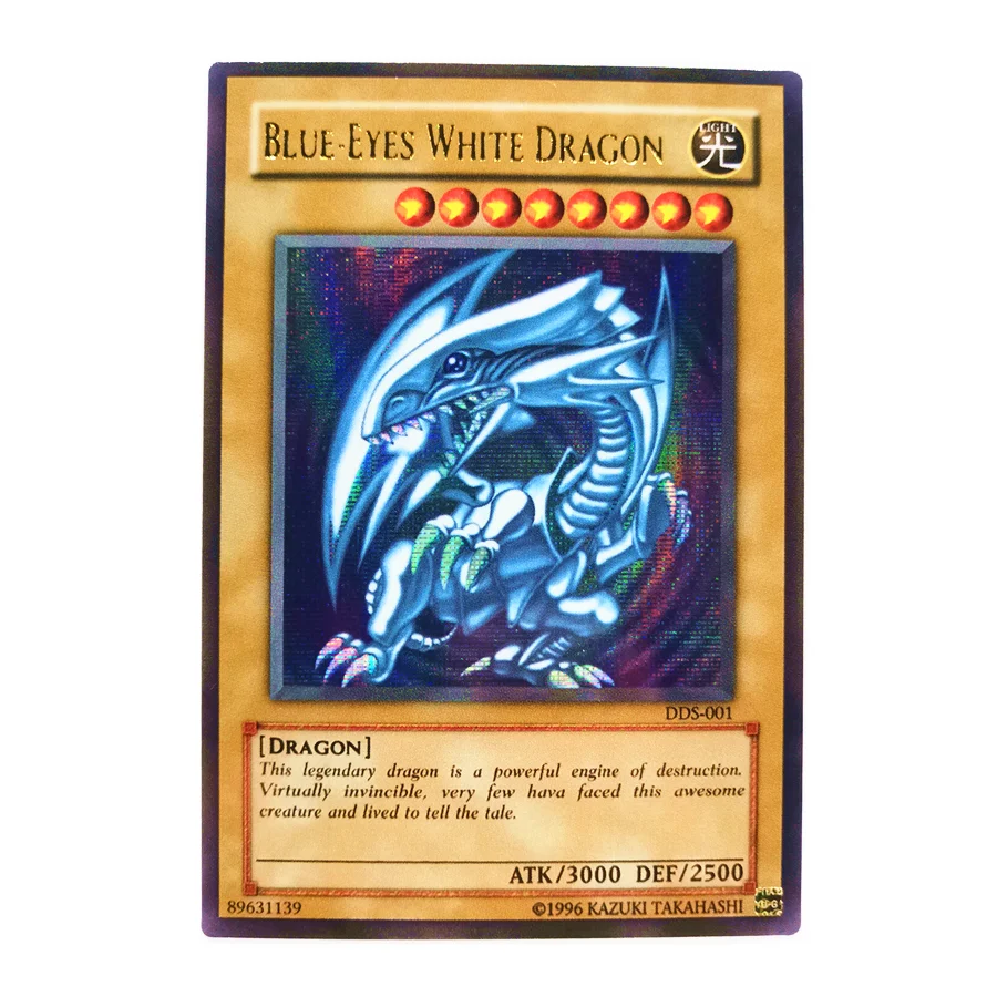 Yu Gi Oh голубые глаза белый дракон английский DIY красочные игрушки хобби