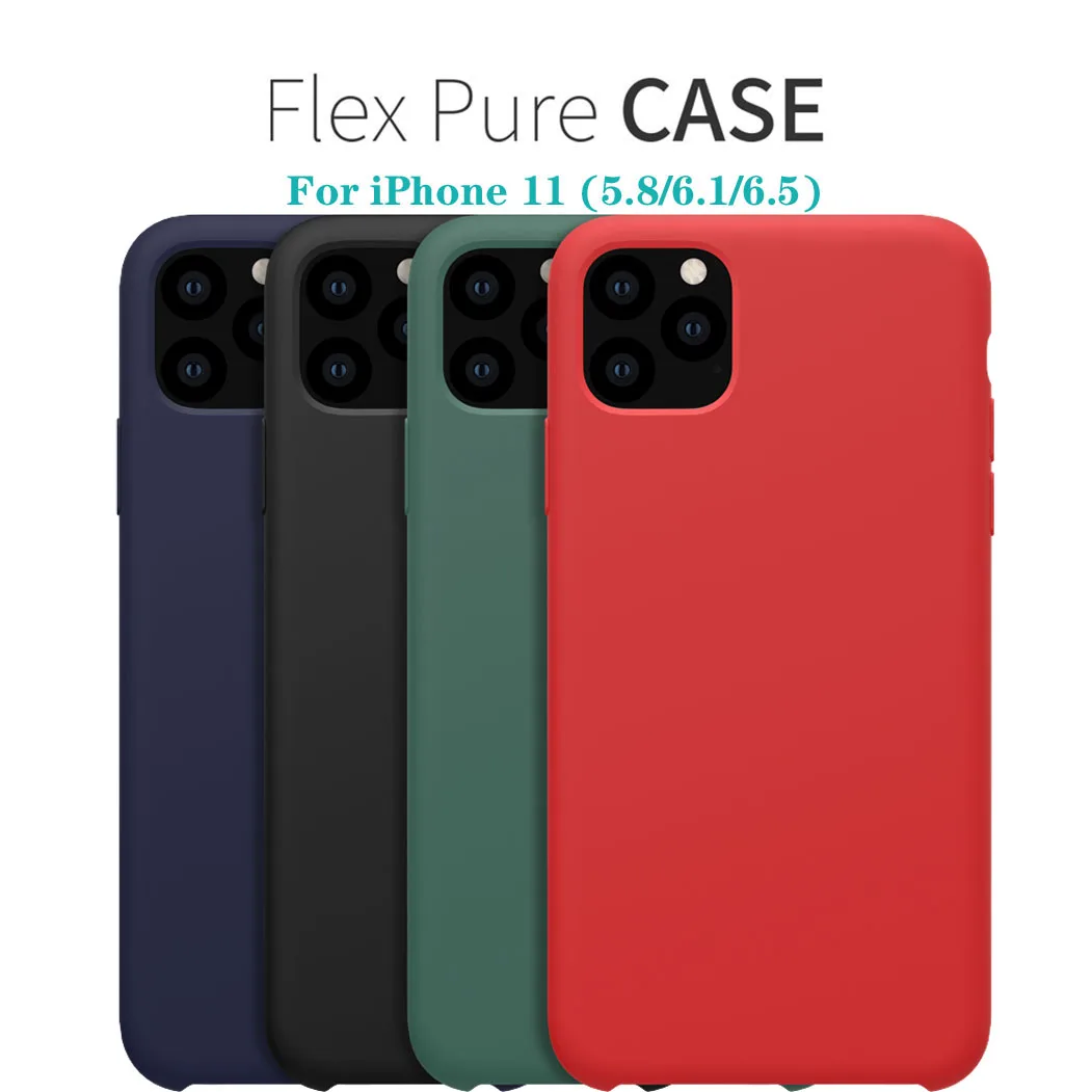 Nillkin чехол для iPhone 11 Pro Max(5,8/6,1/6,5) Поддержка беспроводной зарядный гибкий чистый мягкий силиконовый чехол-накладка для iPhone11 Pro
